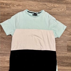 Kenneth Cole New York Colorblock Short Sleeve T-Shirt Mens Size Large
